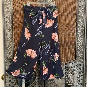 Ladies Floral Split Skirt